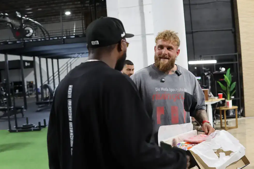 Behind-the-scenes conversation inside a training facility